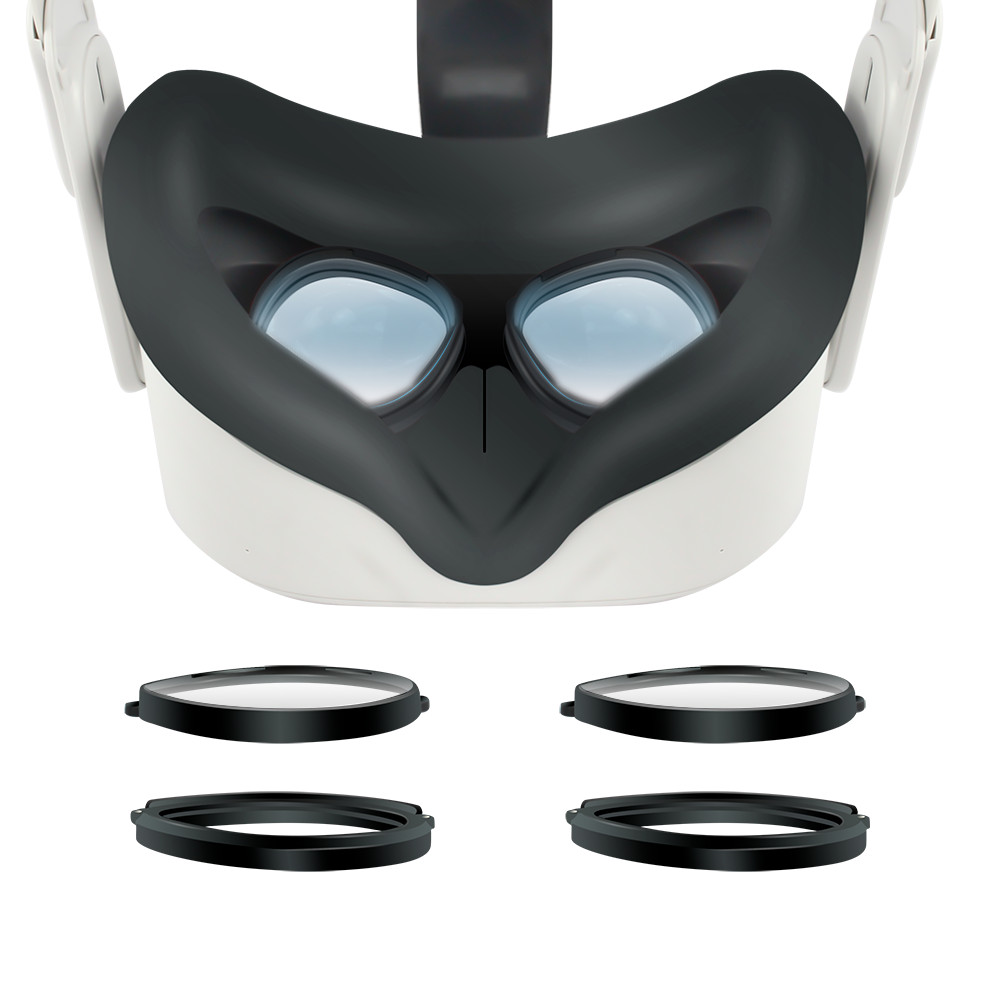 Lenses For Quest 3S Anti Blue HD Magnetic Glasses Frame VR Prescription Lenses
