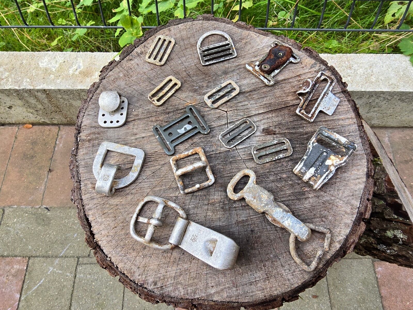 WW2 Accessories from the German bunker rare relic.