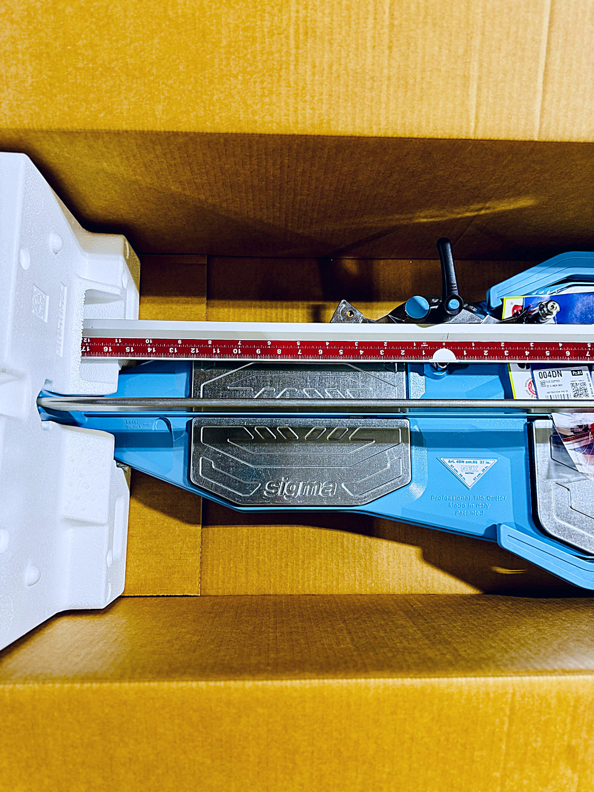 SIGMA 4DN 37" Tile Cutter +Extra Scoring Wheel & 4.5" Multi Blade SHIPS FROM USA