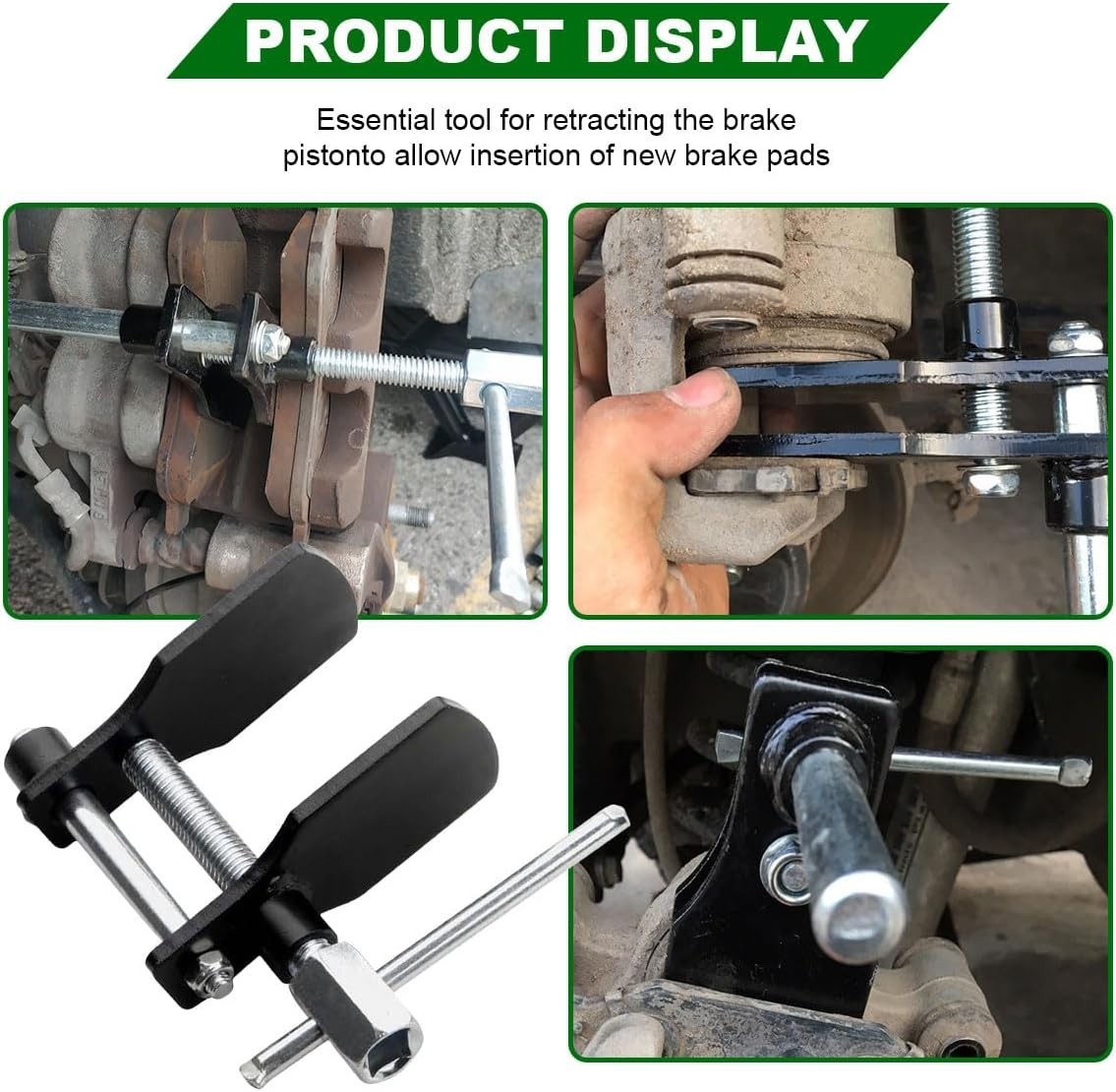 Disc Brake Pad Installation Spreader, Heavy Caliper Piston Spreader Tool, Uni...