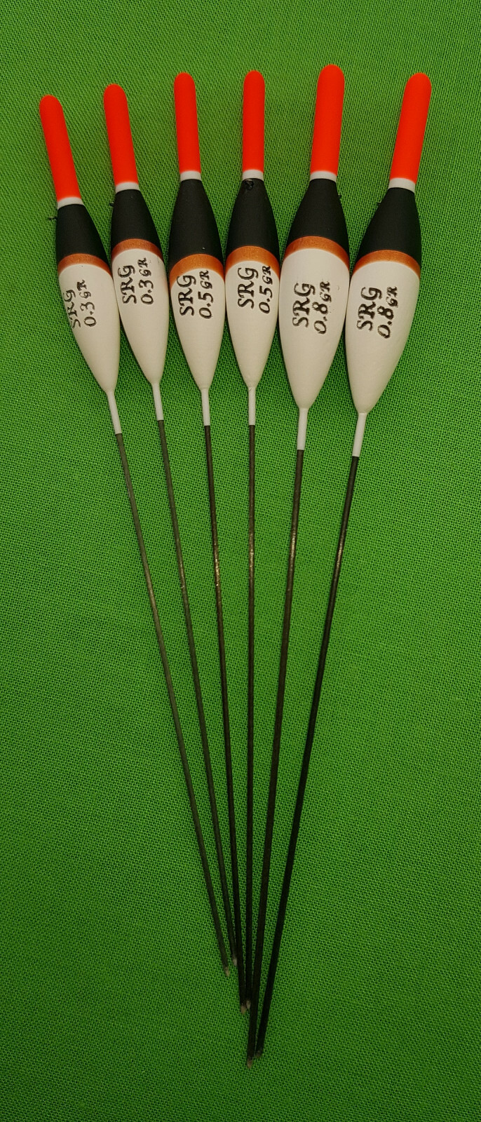 *BARGAIN* 6 x Assorted High Quality Pole Fishing Floats (Pack 303R6)