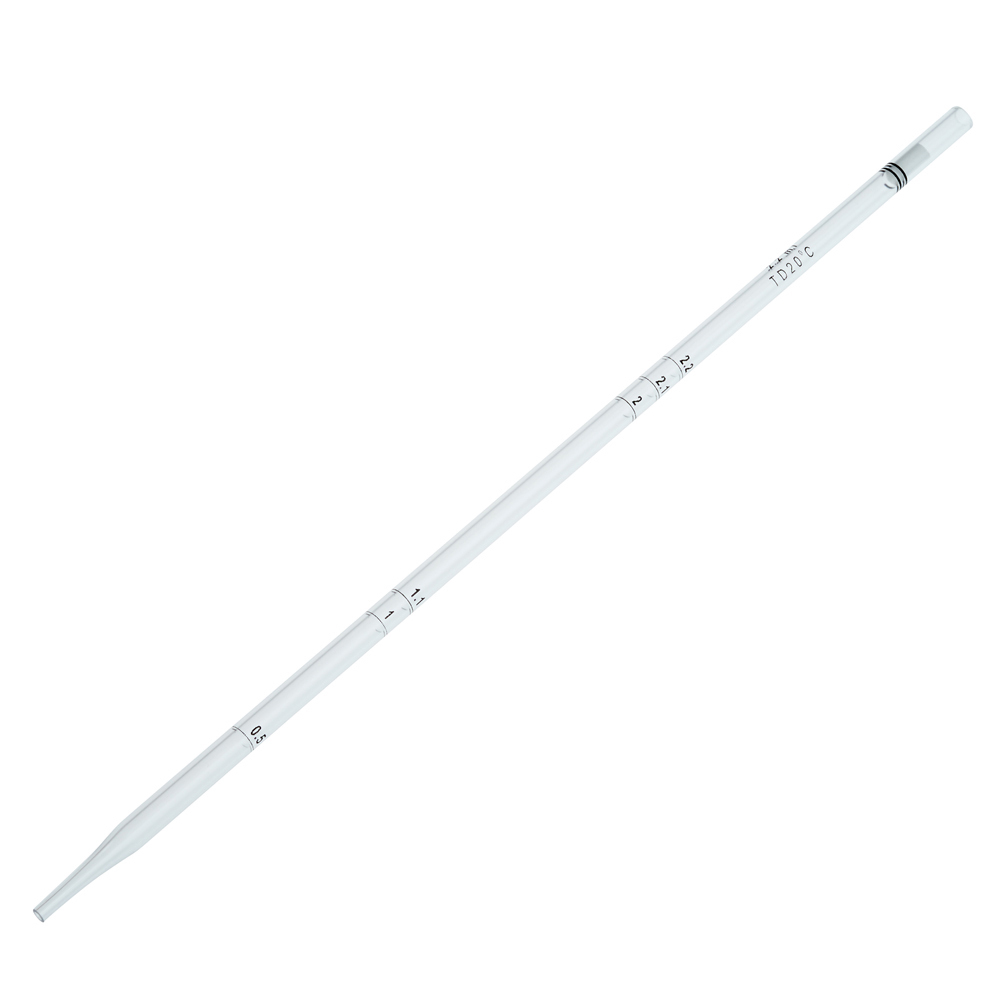 CELLTREAT 2.2mL Bacteriological/Milk Pipet, Ind. Wrap, 250/Case Sterile #229268