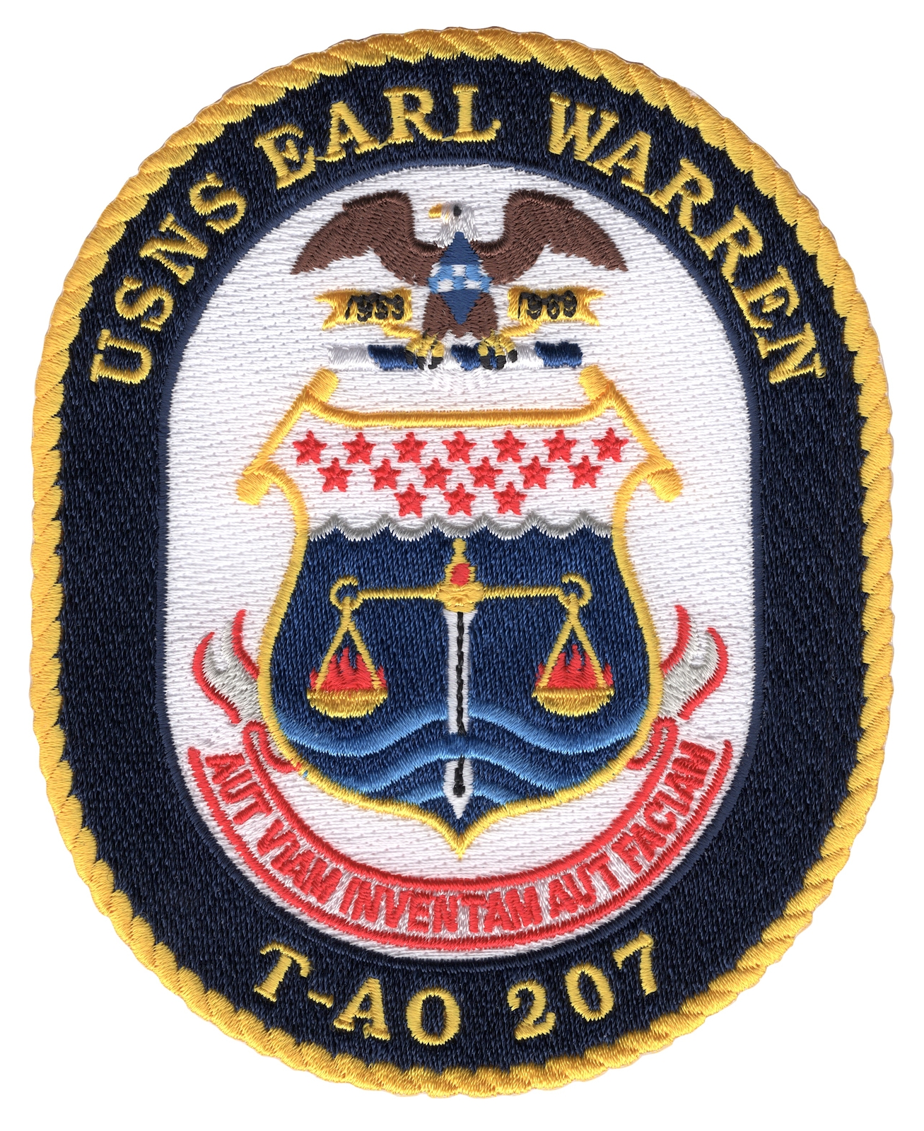 USNS Earl Warren T-AO-207 Patch