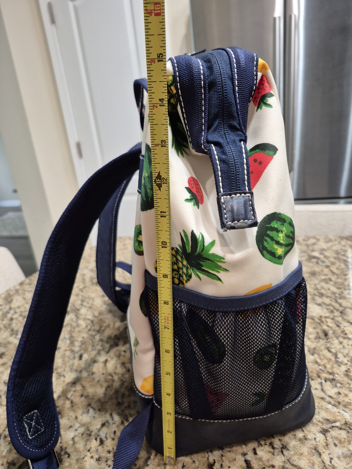 Lands' End Insulated Cooler Backpack Fruit Design
