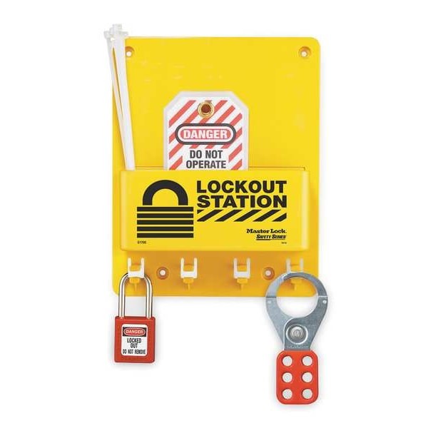 Master Lock S1720e410 2-Lock Compact Lockout Center, Circuit Breaker Lockout