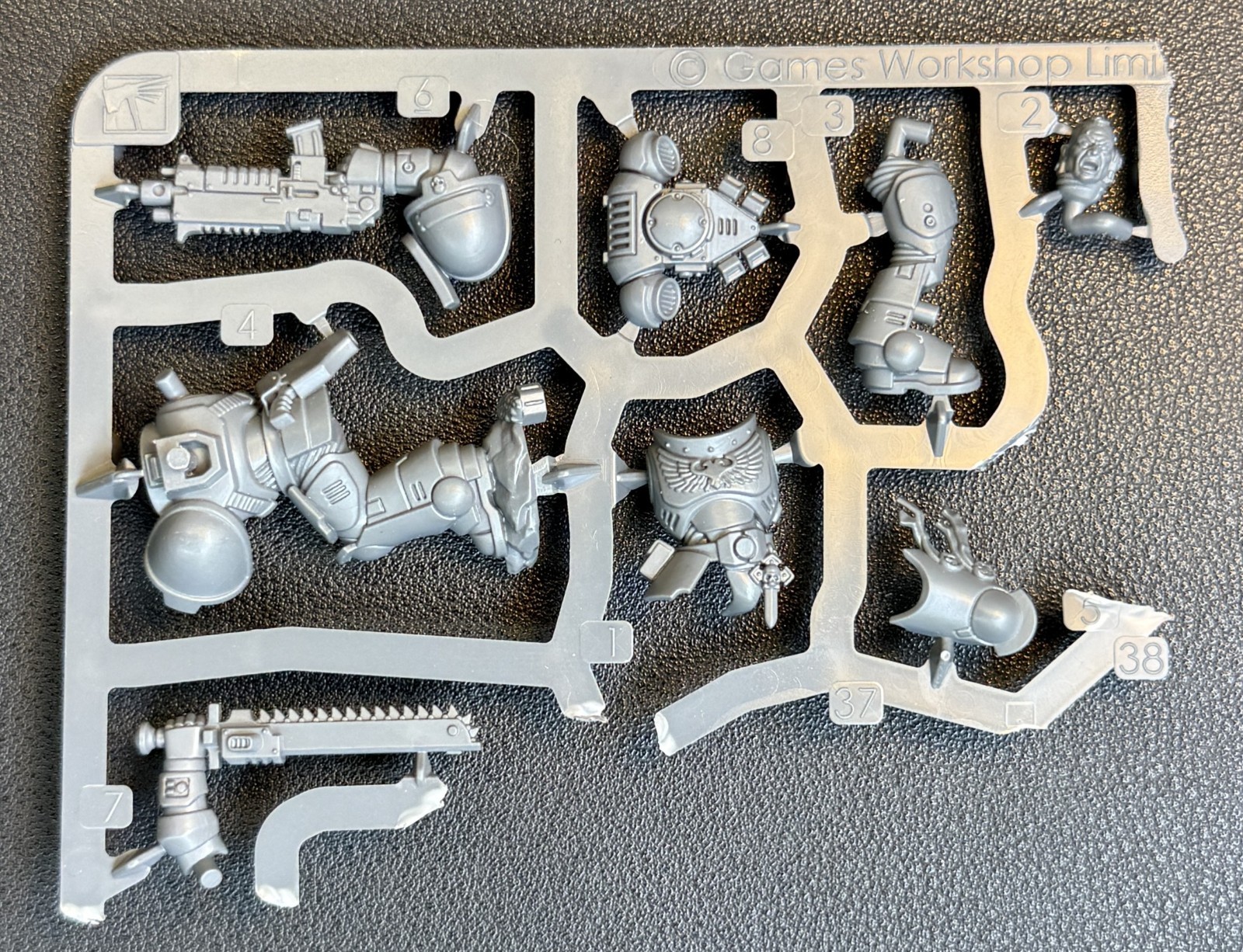 Intercessor Sergeant Space Marines Armageddon Warhammer 40k - NoS (x1)