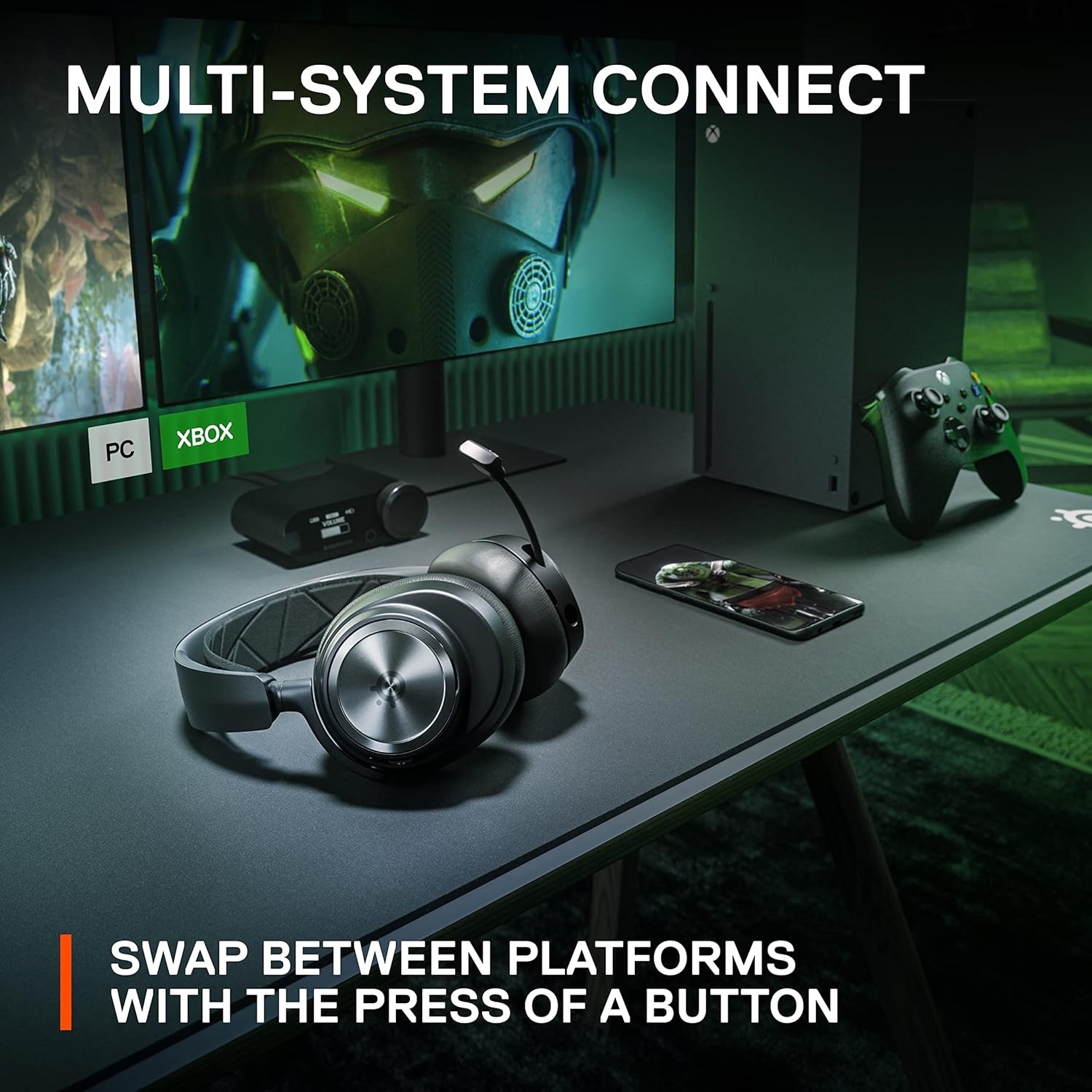 SteelSeries Arctis Nova Pro Wireless Xbox Multi-System Gaming Headset Black New!