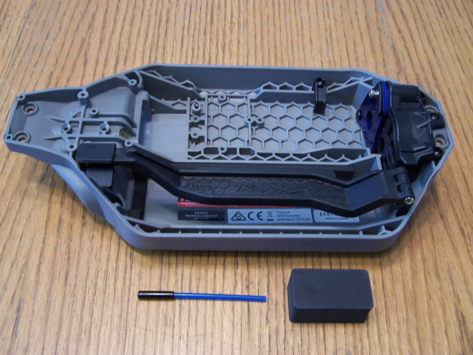 Fits Traxxas RUSTLER 4X4 VXL GEN2 Chassis Battery Strap Motor Mount Gear Cover