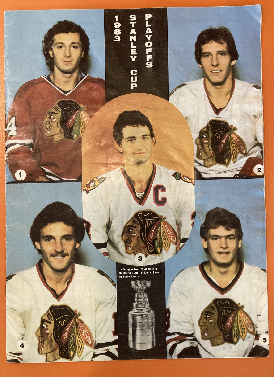 1983 Stanley Cup Program - Chi Blackhawks VS Edmonton Oilers - Wayne Gretzky