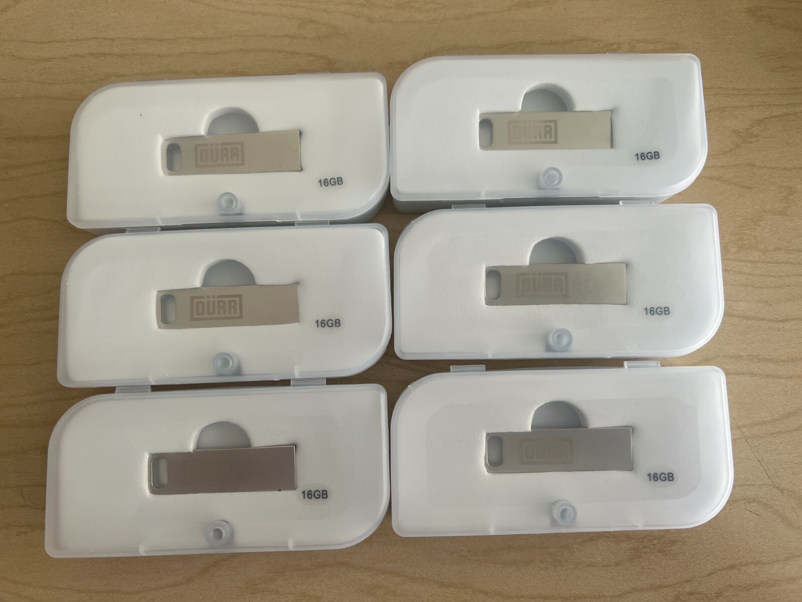 Lot of 6 - Durr 16GB USB Stick Thumb Drive dur-0172 Flash Drive