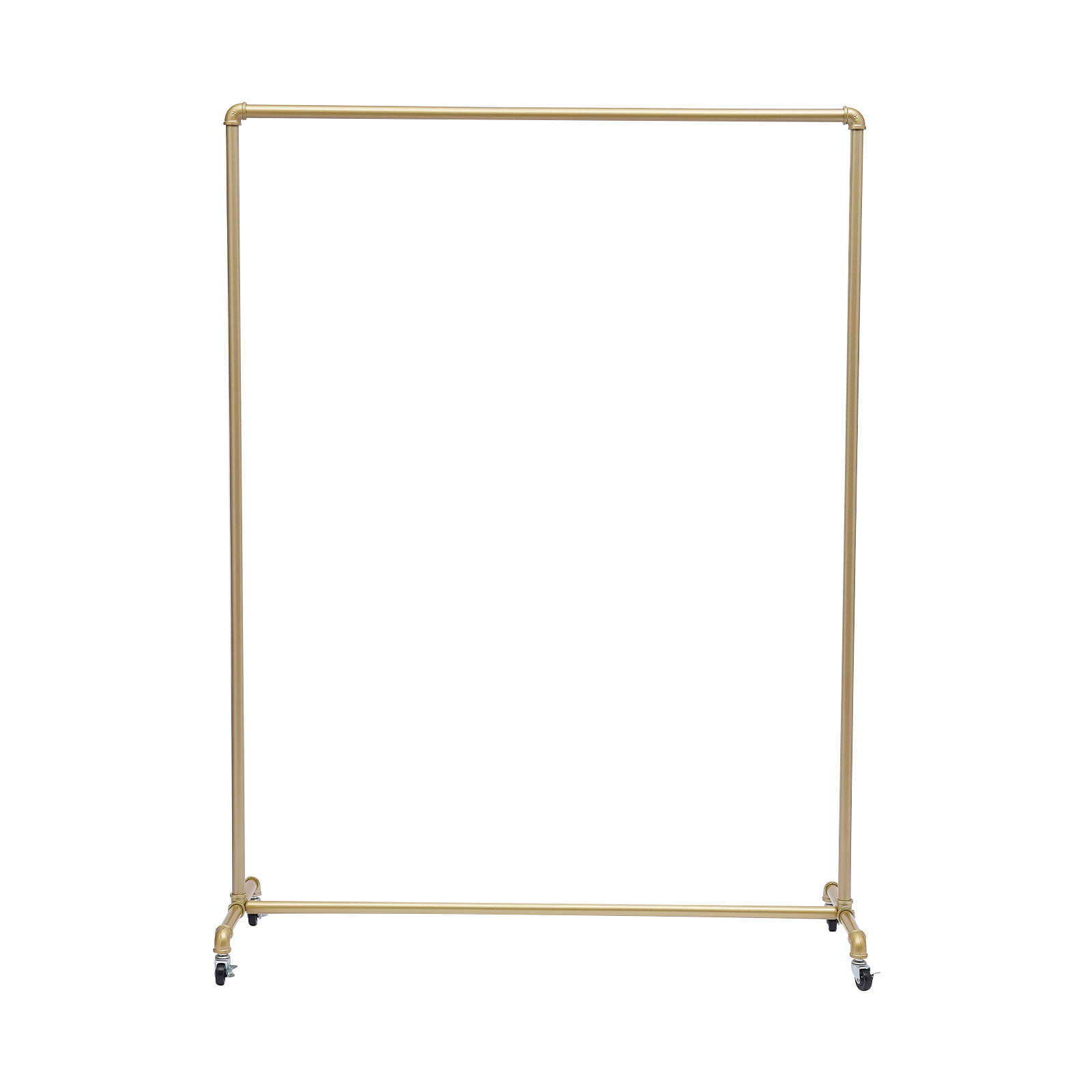 Heavy Duty Commercial Garment Rack Metal Rolling Clothing Shelf Retail Store New