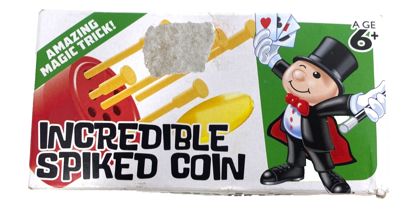 Marvin's Magic Tricks Incredible Spiked Coin Amazing Magic Trick Ages 6+