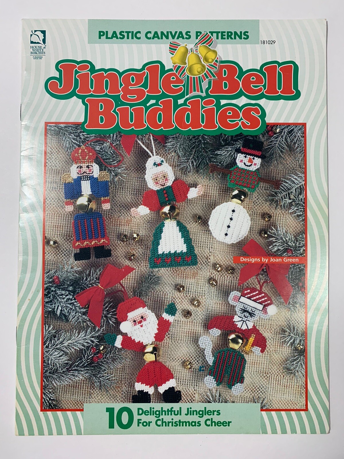 Jingle Bell Buddies Plastic Canvas Patterns House of White Birches Paperbac 1996