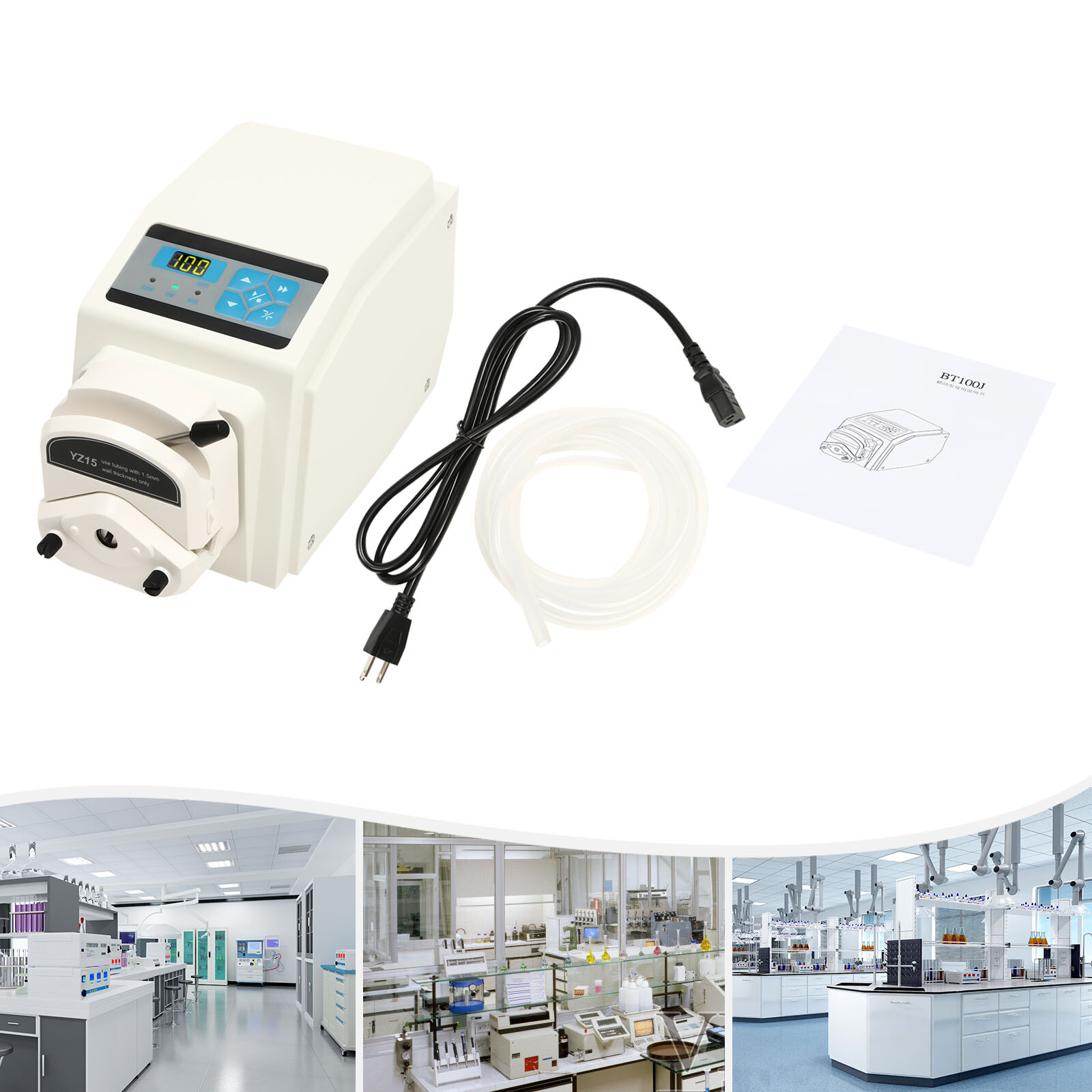 Industrial Precision Peristaltic Pump Variable Speed Liquid Metering Dosing Pump