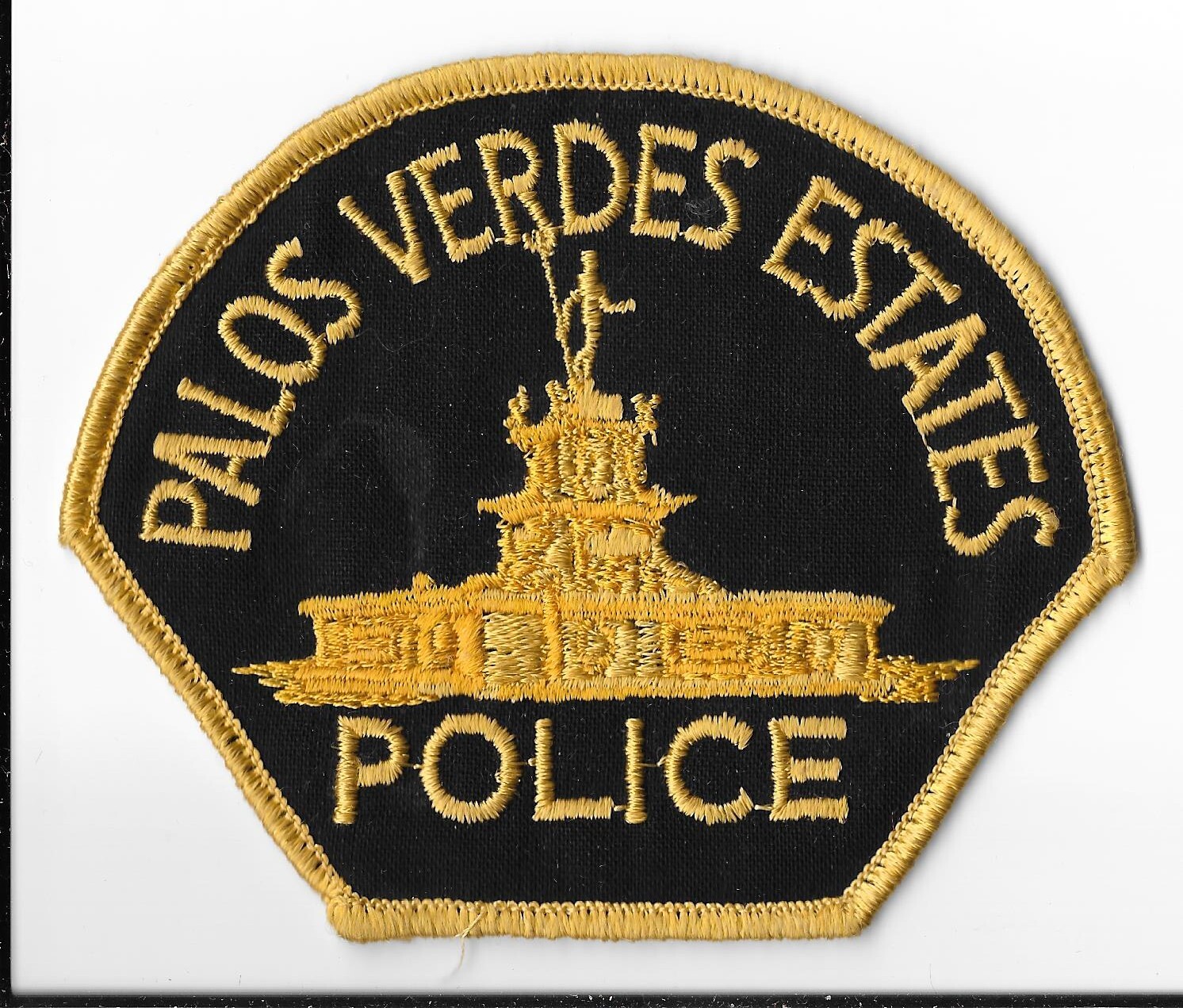 Palos Verdes Estates Police Department, California Shoulder Patch V1