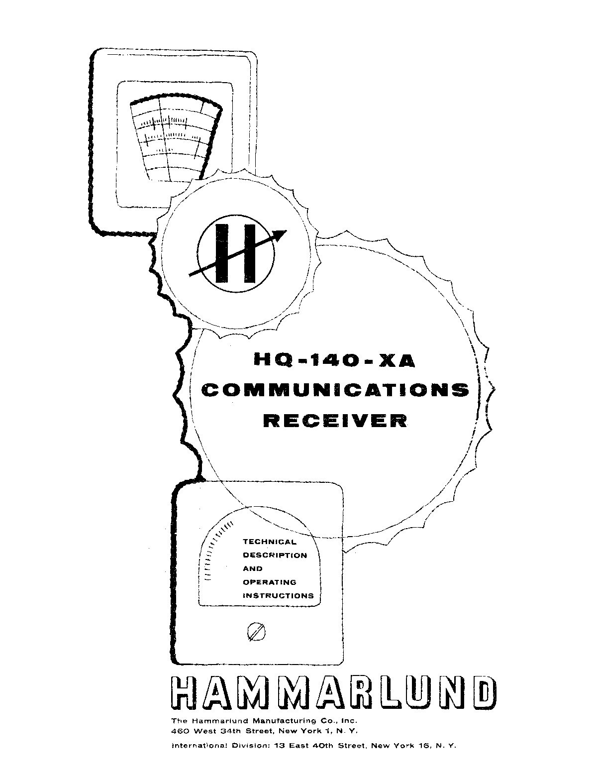 HAMMARLUND HQ-140-XA Communications Receiver Manual