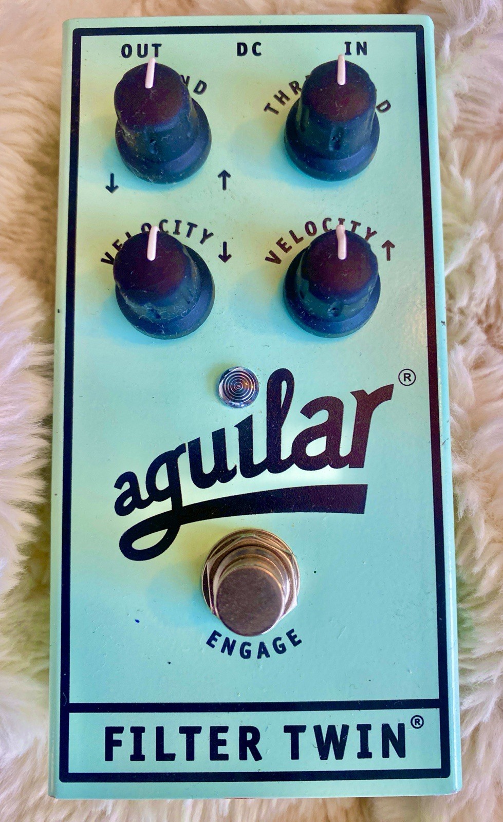 Aguilar Filter Twin Dual Bass Envelope Filter Effects Pedal Black