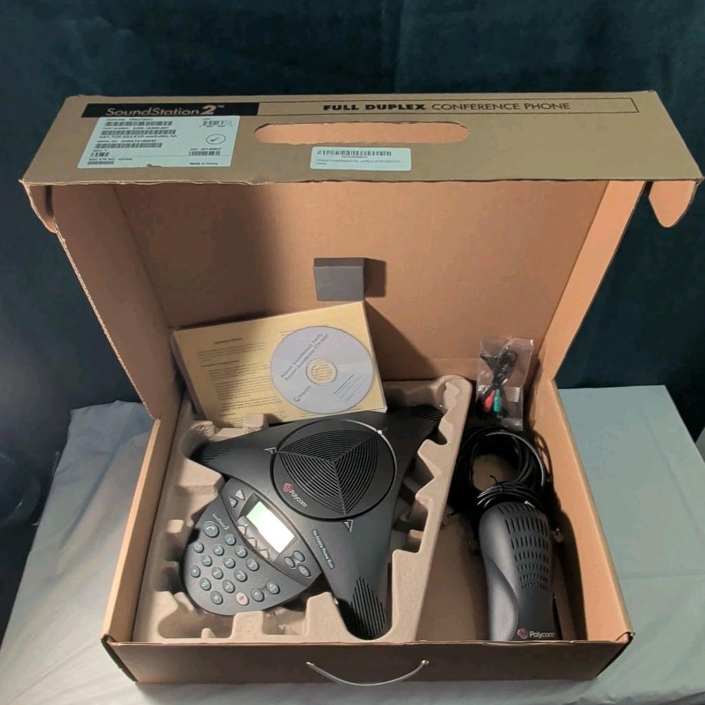 Polycom SoundStation2 Conference Phone 2200-16200-001 Expandable