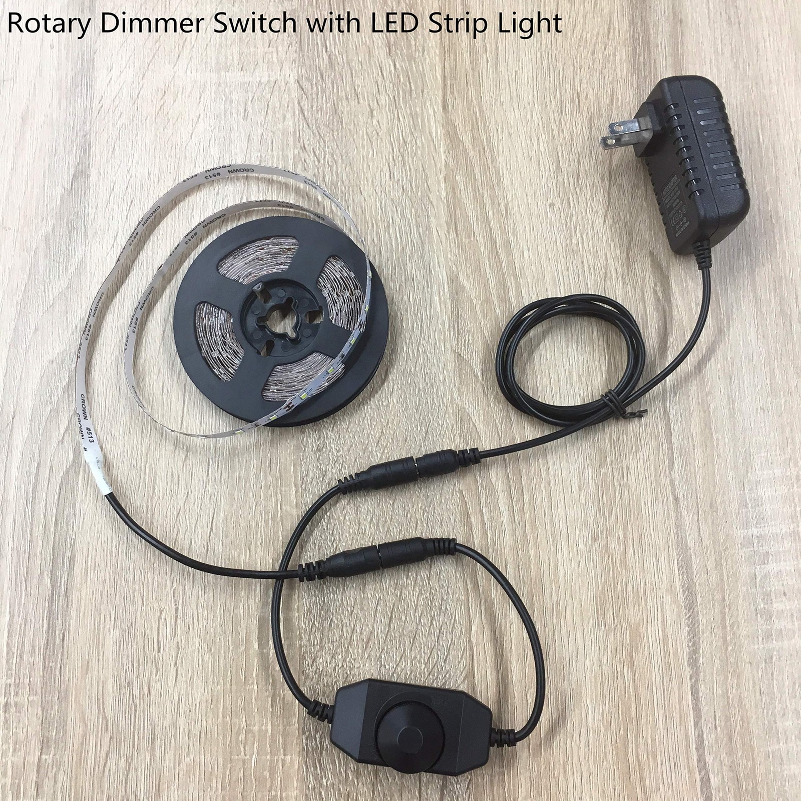Mini Inline Led Dimmer Switch Dc 12v 2a Pwm With Dc Jack 5.5/2.1 Connector For S
