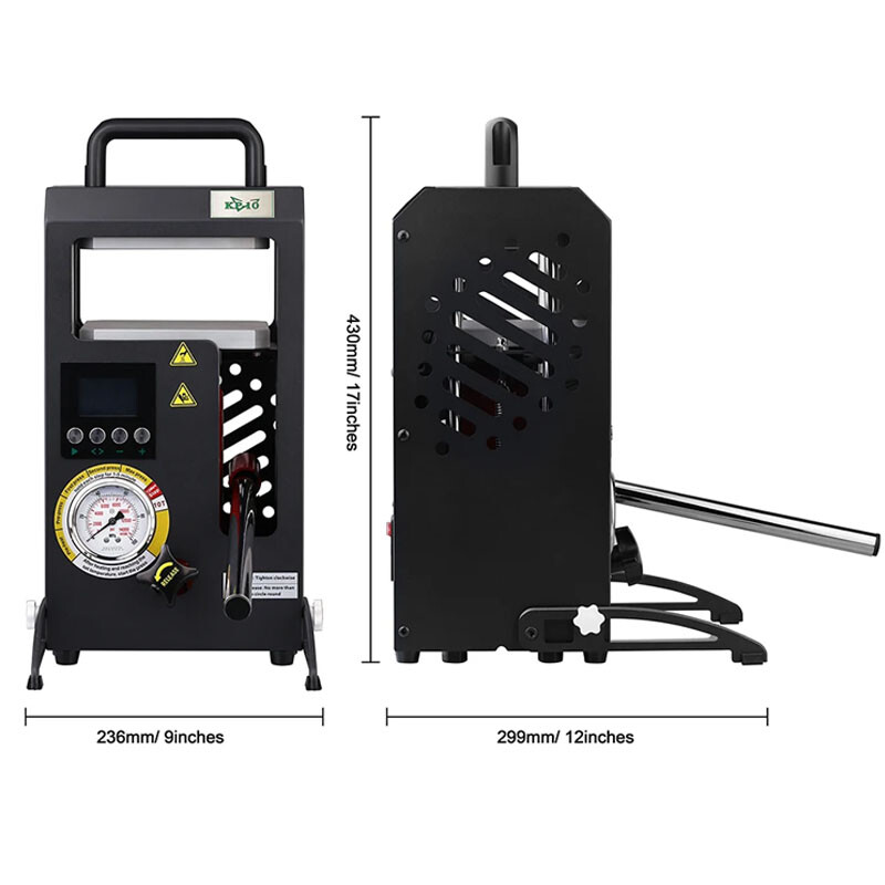 New Heat Press Machine 10T Double Heating Press Plates Can Adjust Temperature