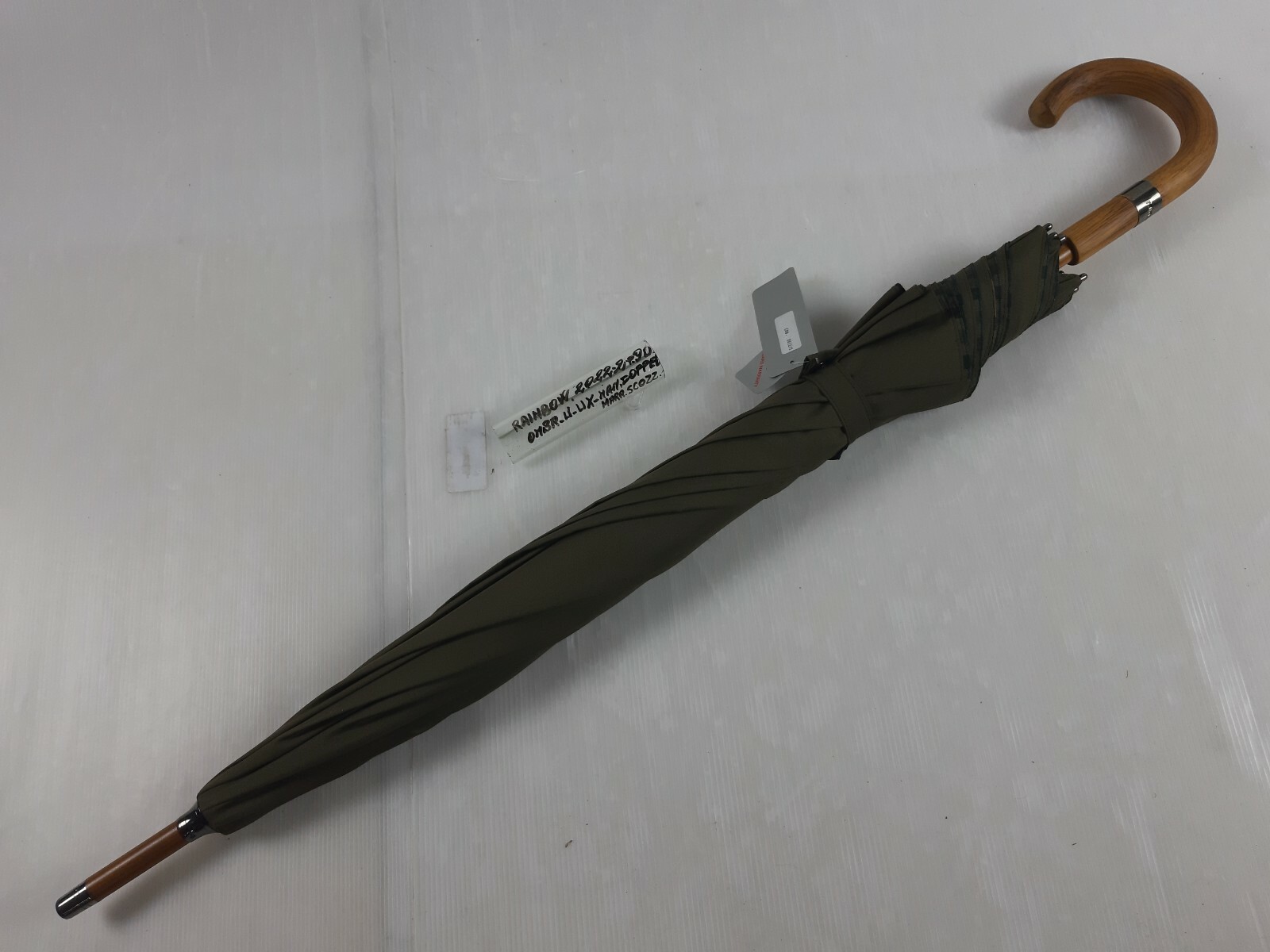 Men's Long Umbrella - Automatic - Brown - 8 Studs - 2022-3 - Rainbow