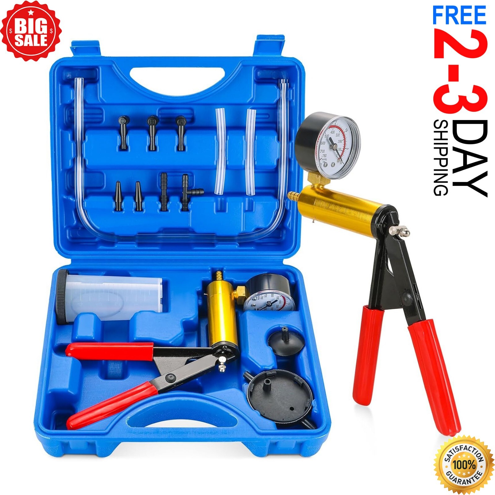 Bomba De Presion De Vacio Para Liquido De Frenos Para Automotor Kit De Sangrado