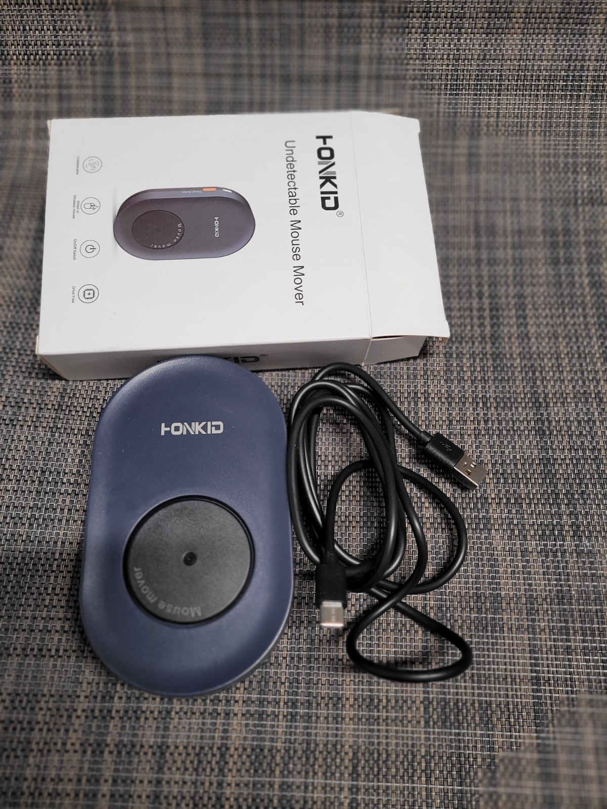 HONKID Undetectable Mouse for Moving with On/Off Switch USB Port