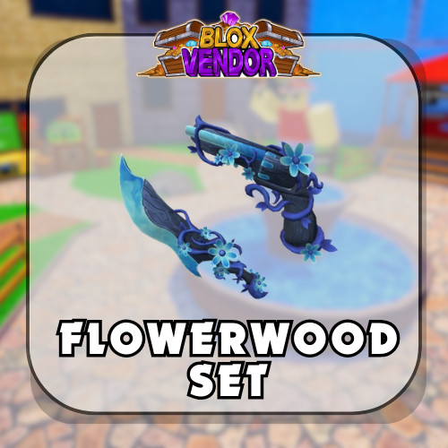 Murder Mystery 2 MM2 | Flowerwood Set | Ancient Godly Knives and Guns