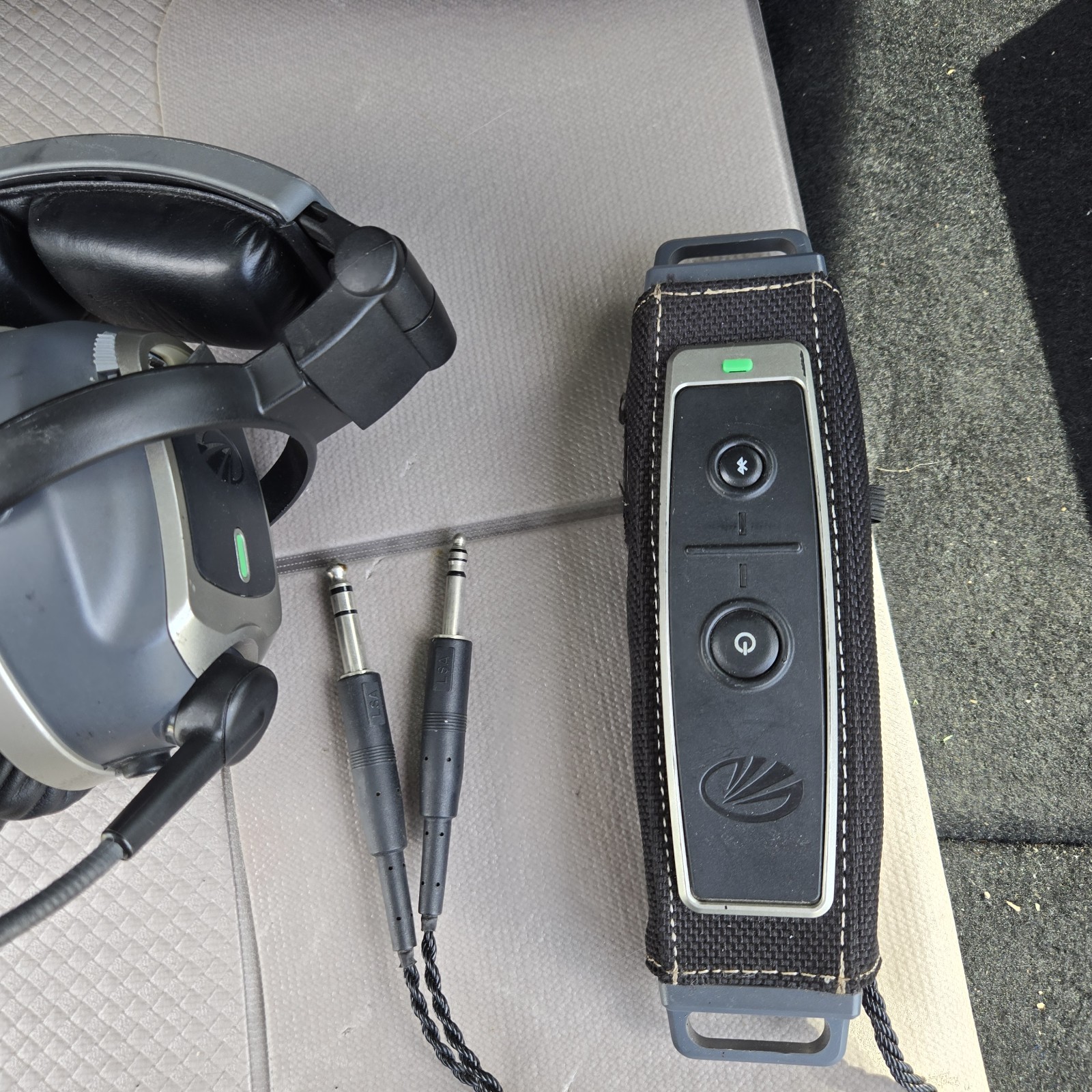 Lightspeed Tango Wireless ANR Aviation Headset Bluetooth With Dual GA Plugs