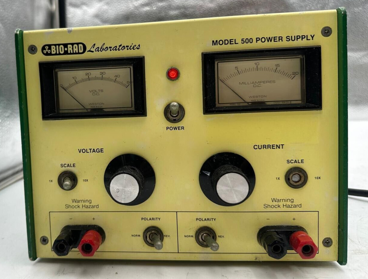 BIO RAD LABORATORIES MODEL 500 POWER SUPPLY