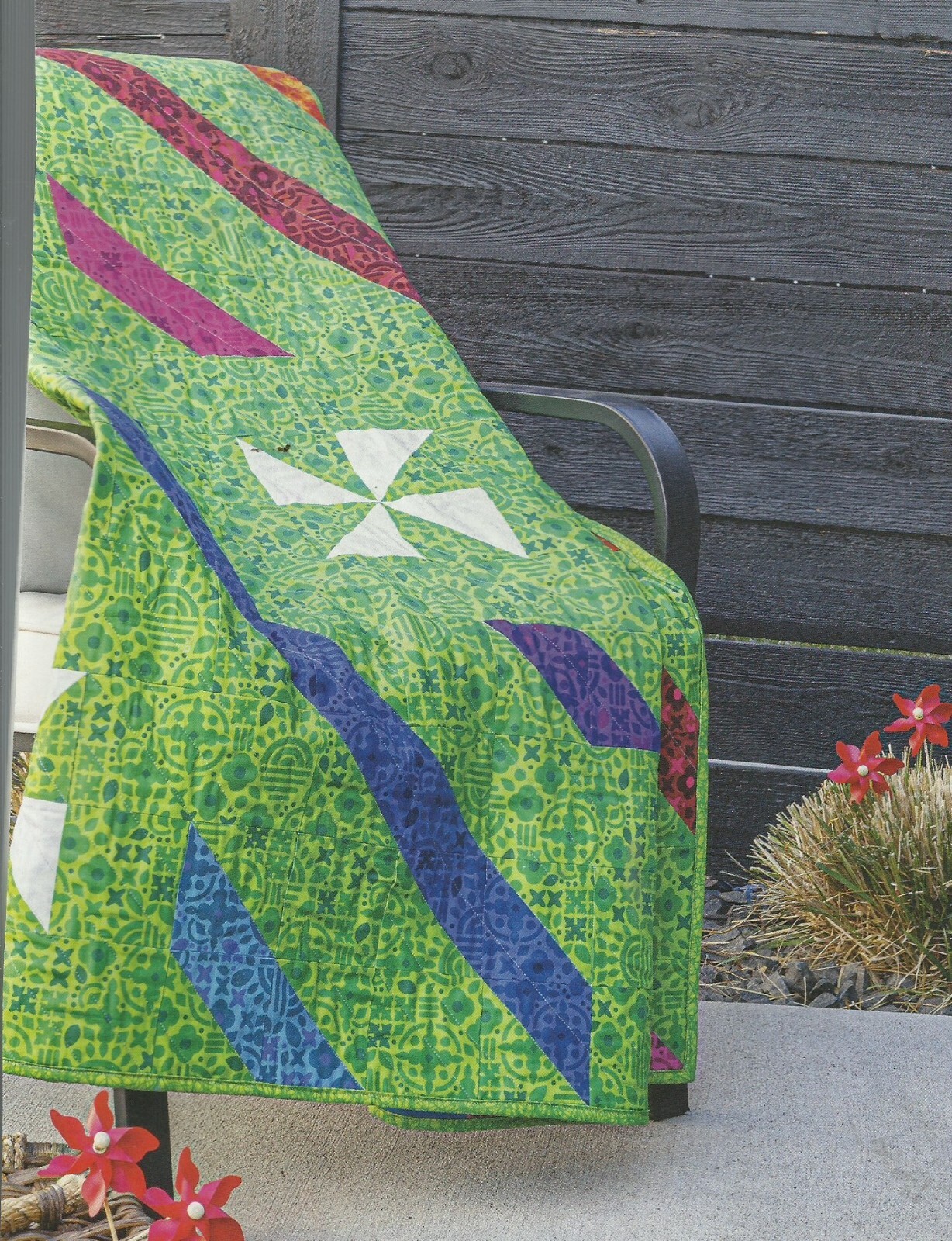 B0379  WIND FARM & CORNFIELDS QUILT PATTERN/INSTRUCTIONS