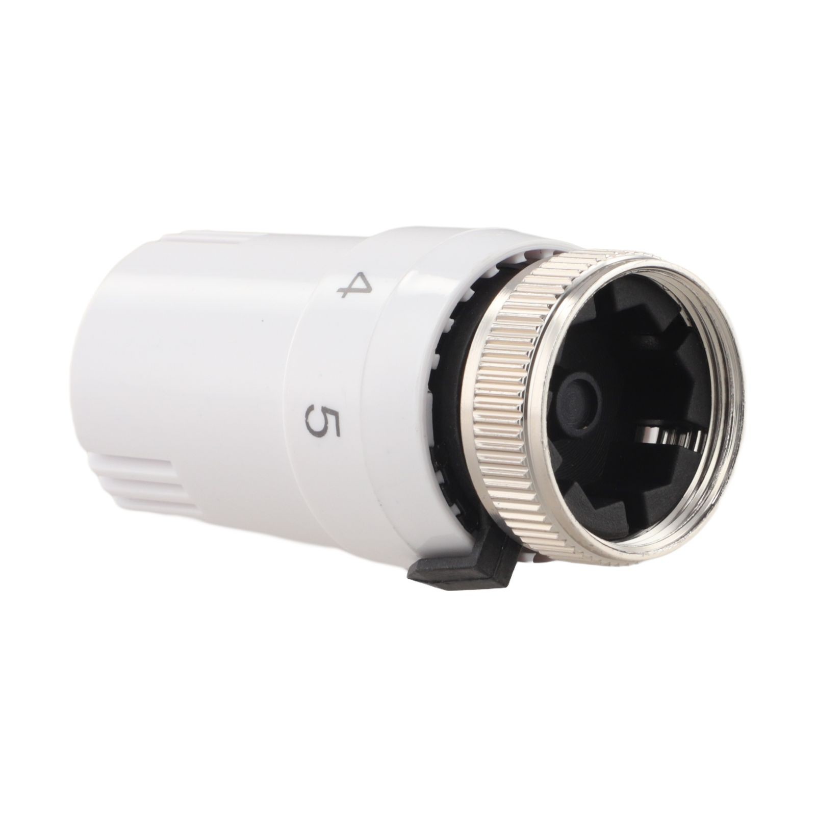 Radiator Valve with Temperature Control and Lockable Setting for Water Heating