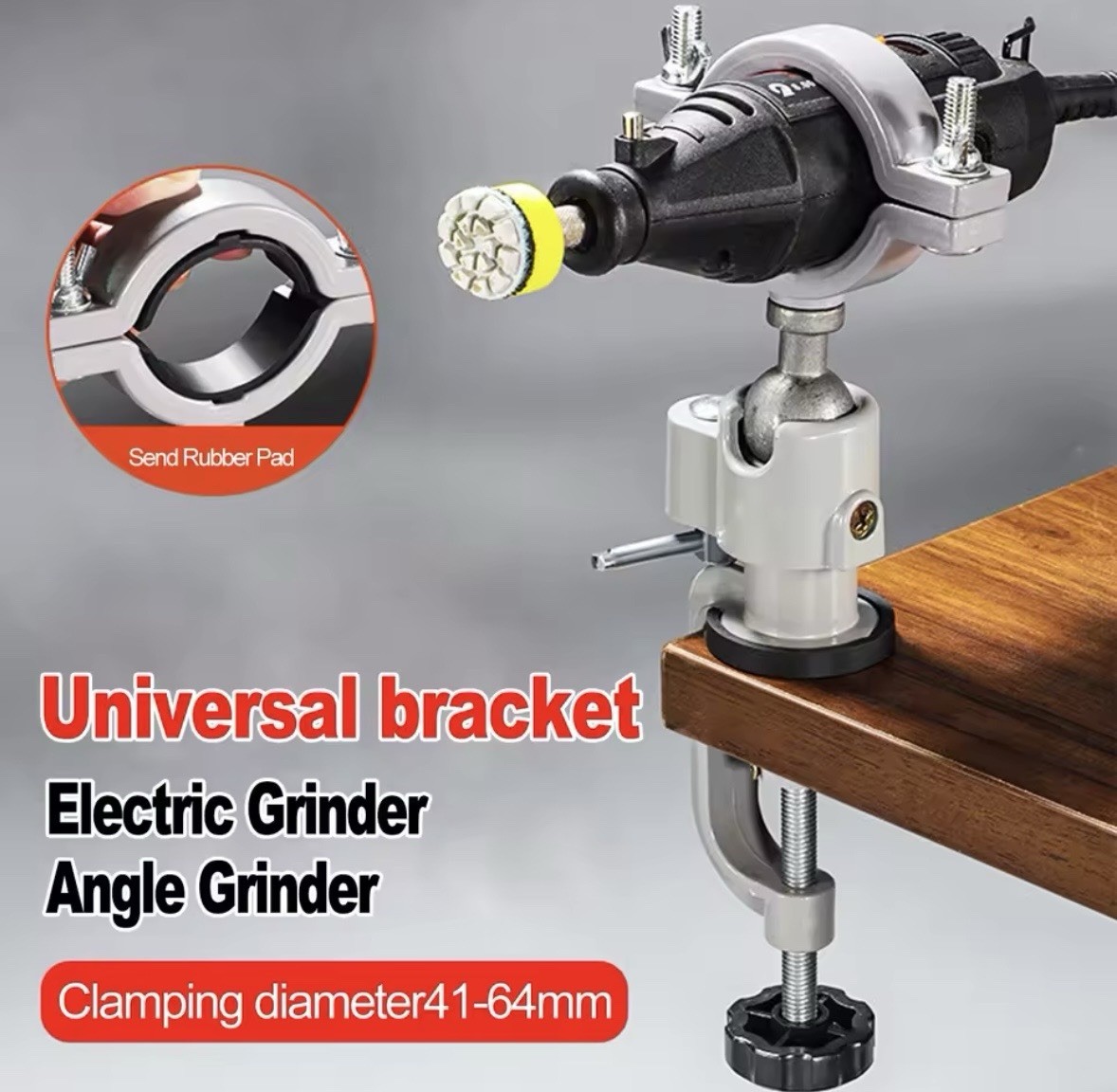 360° Bench Clamp Bracket For Dremel Grinder Table Mount