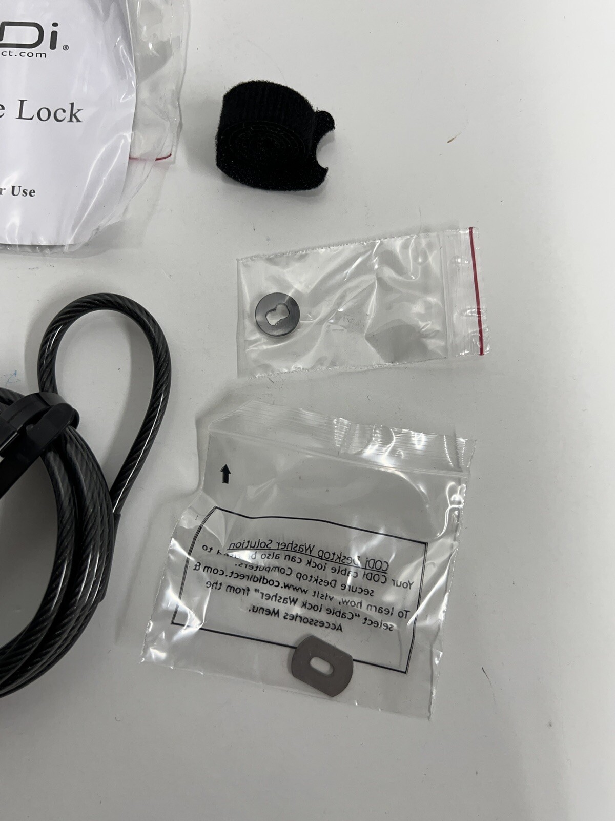 NEW - CODI A02001 Security Laptop Key Cable Lock