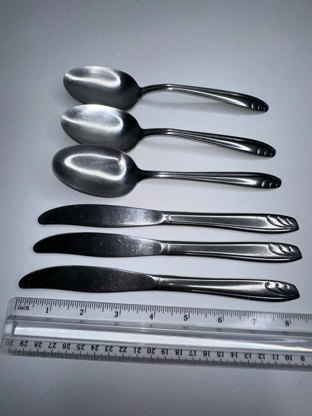 Silco Intl USA Stainless PREVUE Curve Stainless Flatware 6 Pc Set Replacement
