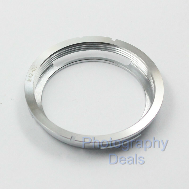 Lens Adapter for M42 42mm Screw Lens To for Contax Yashica C/Y CY Mount Camera