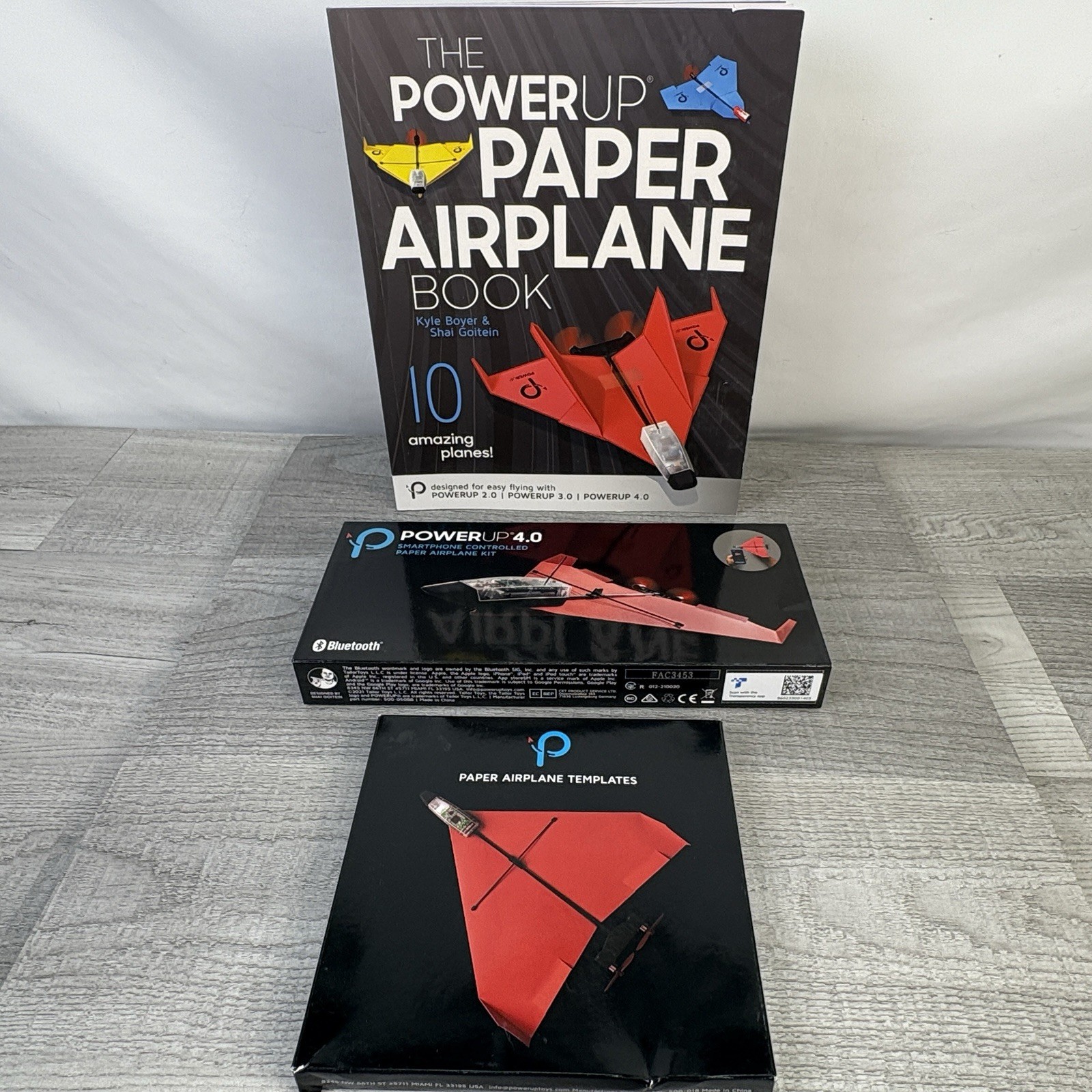 PowerUp 4.0 Bluetooth Paper Airplane Ultimate Bundle - Module, Book & Templates