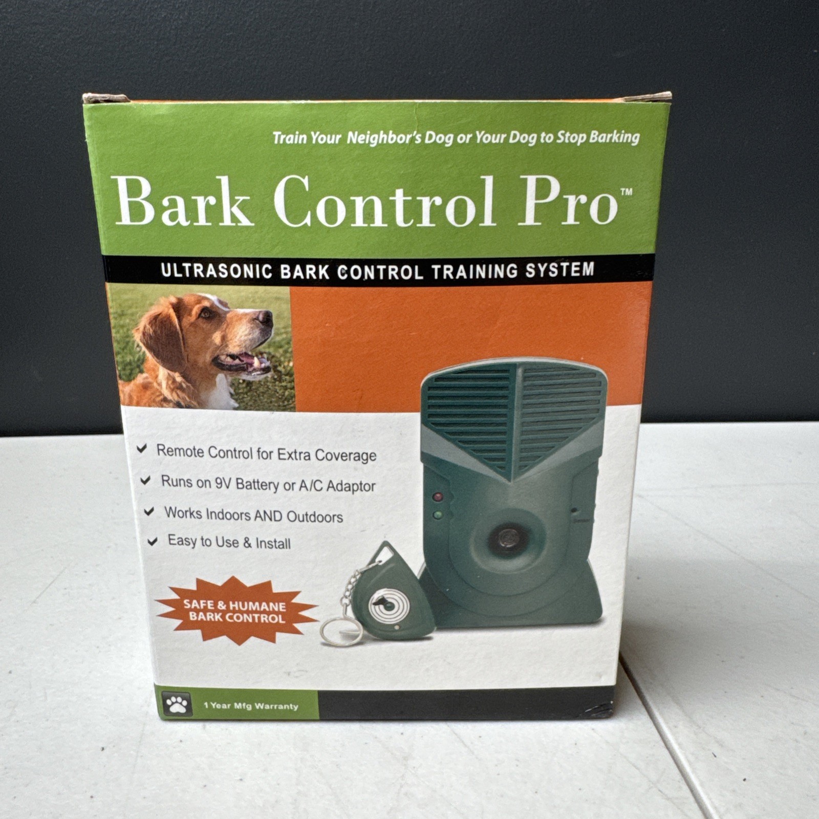Good Life Dog Silencer Pro Ultrasonic Anti Barking Device Remote Weatherproof