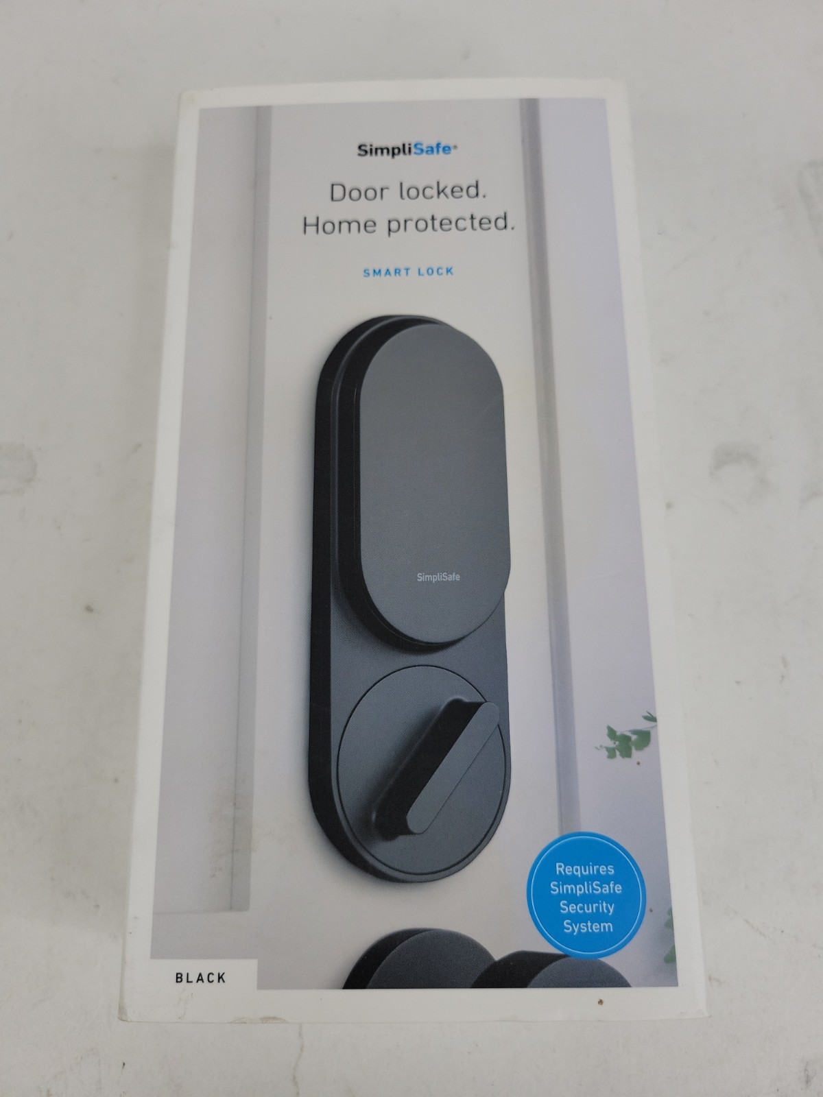 Simplisafe Smart Lock Black Keyless Entry Deadbolt and Keypad NEW NIB