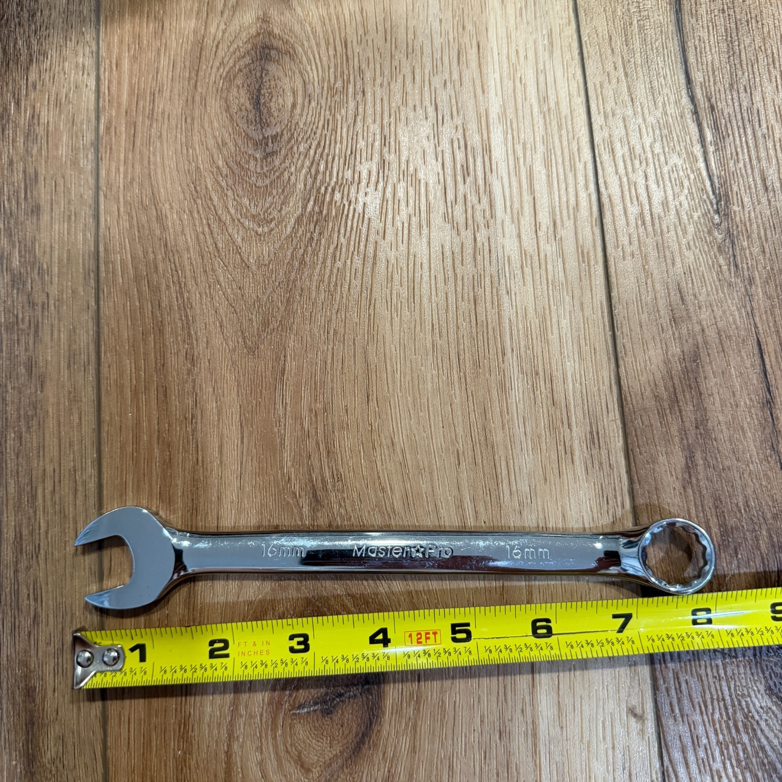 Master Pro 16mm Metric Combination Wrench Full Polish