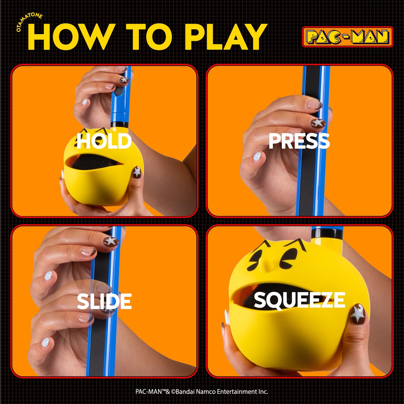 Otamatone Deluxe Pac-Man Synthesizer