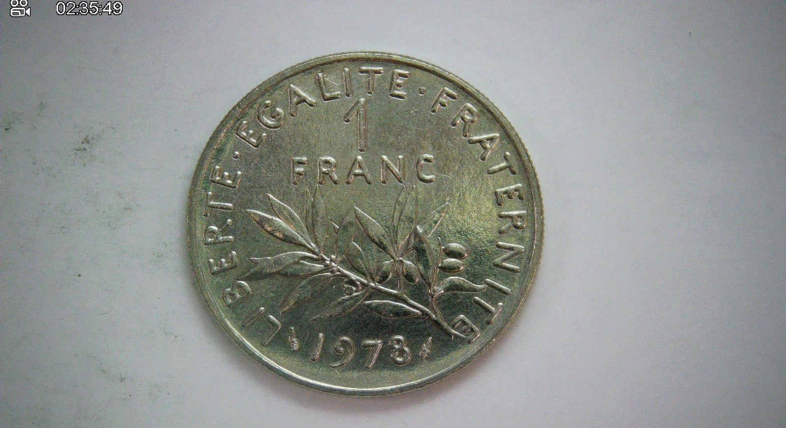 France 1978 1 Franc Semeuse (La Semeuse) 1 Franc Coin