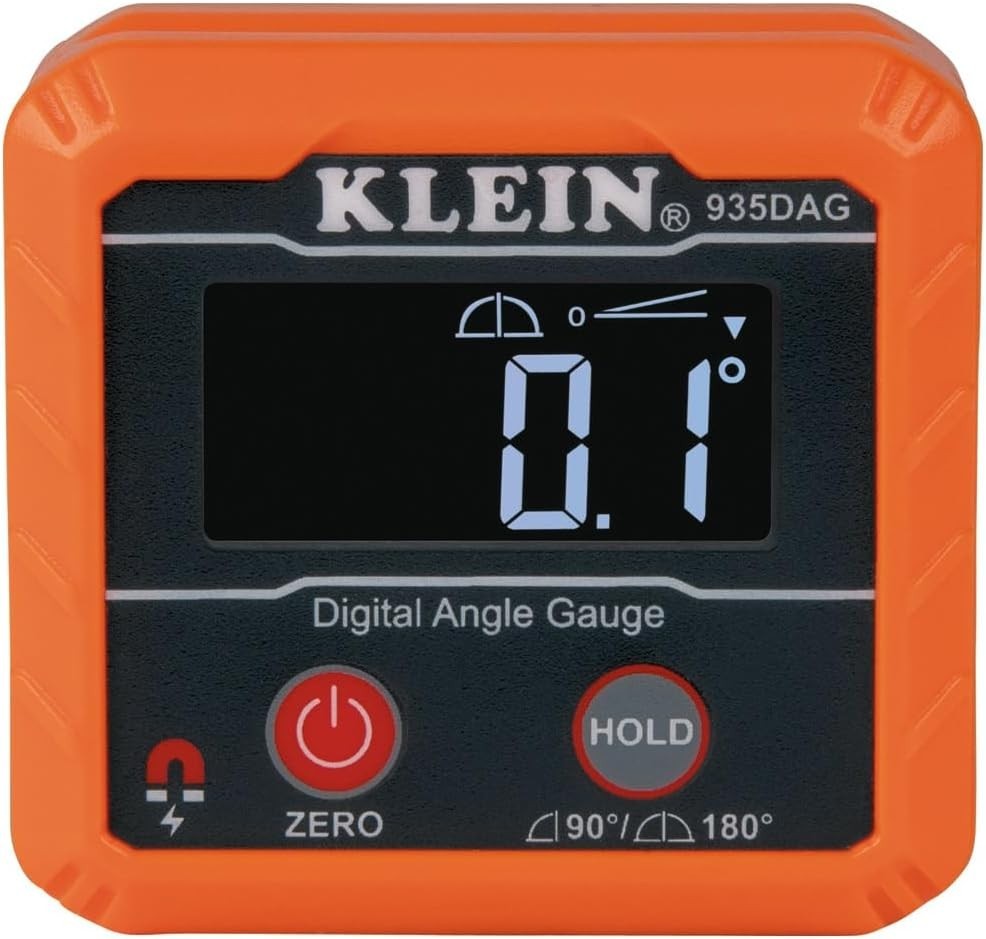 Klein Tools 935DAG Digital Electronic Level Angle Gauge 0-180 Magnetic Base NEW