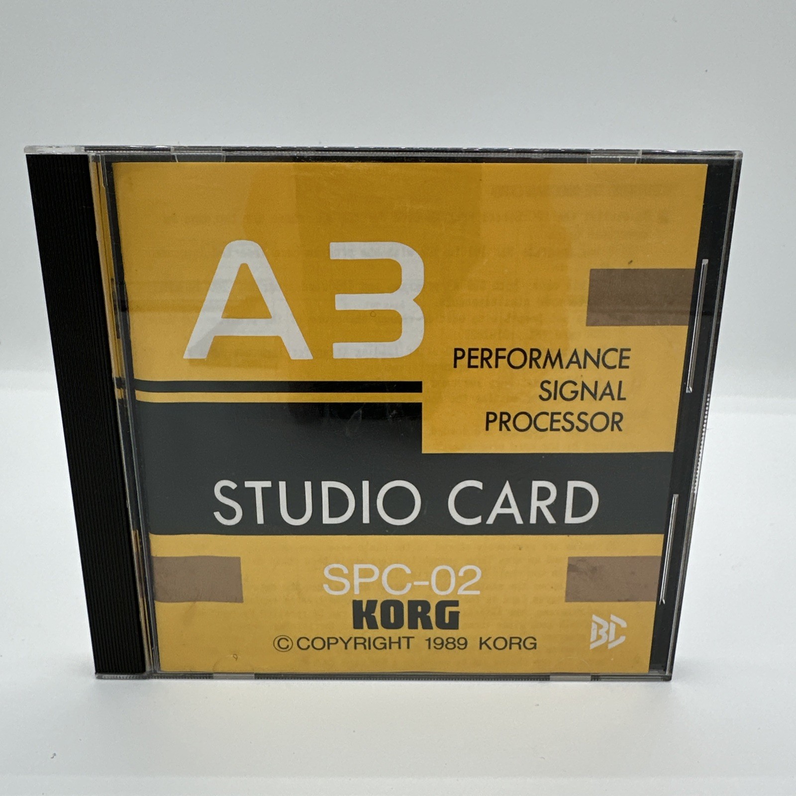 KORG A3 Performance Signal Processor SPC-02 Studio Card, SPC-03 General Purpose