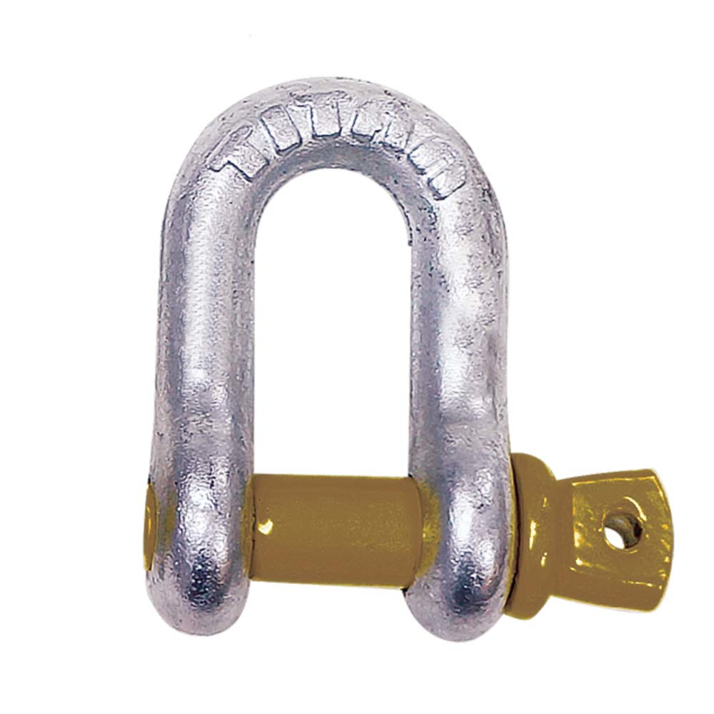 Titan 10319066 1/2 inch Screw Pin HDG Dee Type Shackle
