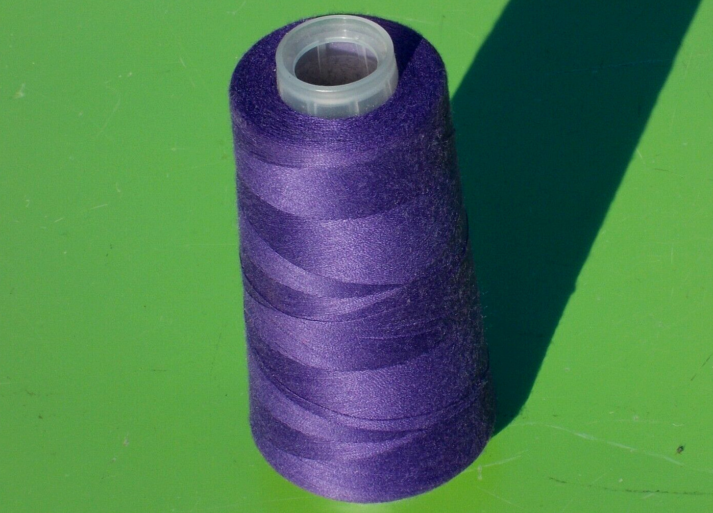 OVERLOCK THREAD SPOOL 100% SPUN POLYESTER 3000 YDS PRICED SEW RIGHT BLACKBERRY