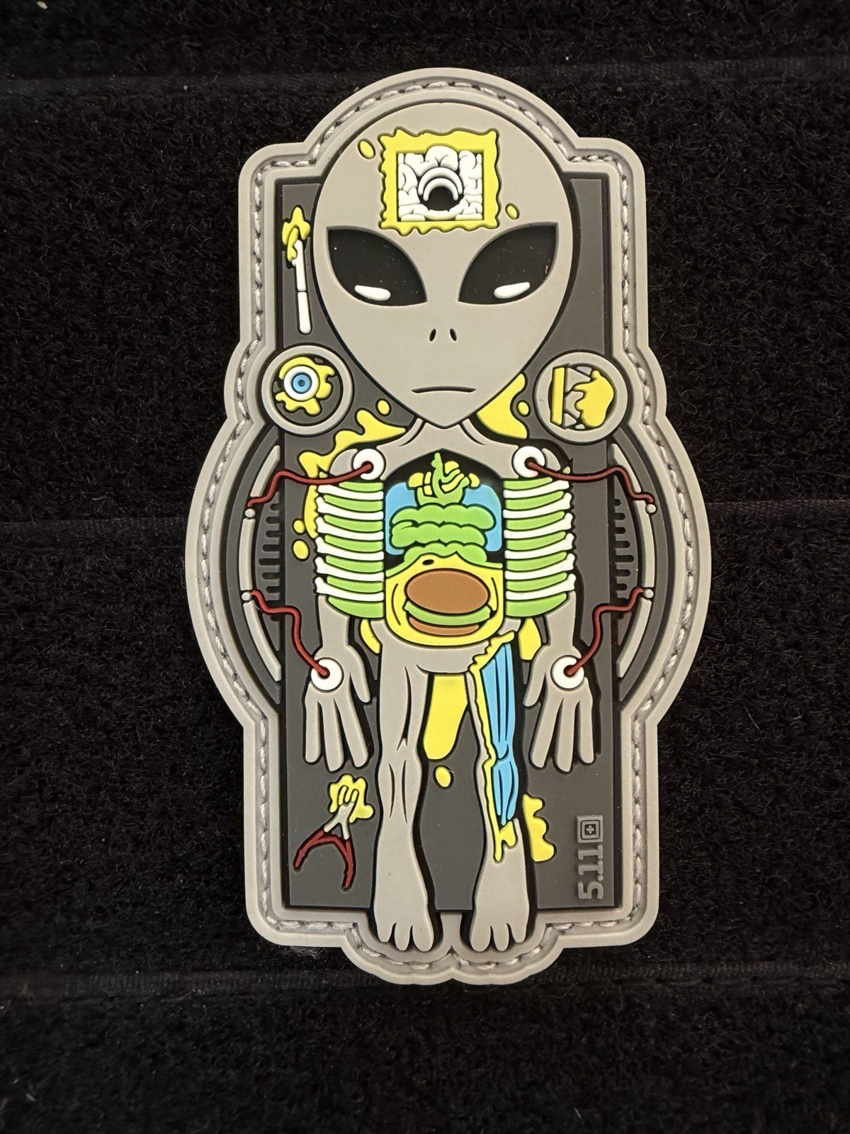 5.11 Tactical Autopsy Alien "Mystery Aliens Series” PVC Morale Patch