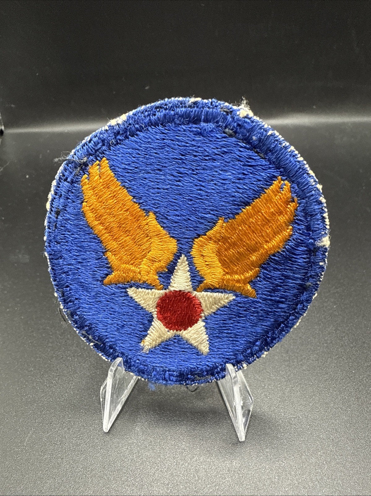 ORIGINAL WWII US AIR FORCE AAF GENERIC HQ HEADQUARTERS SLEEVE INSIGNIA PATCH