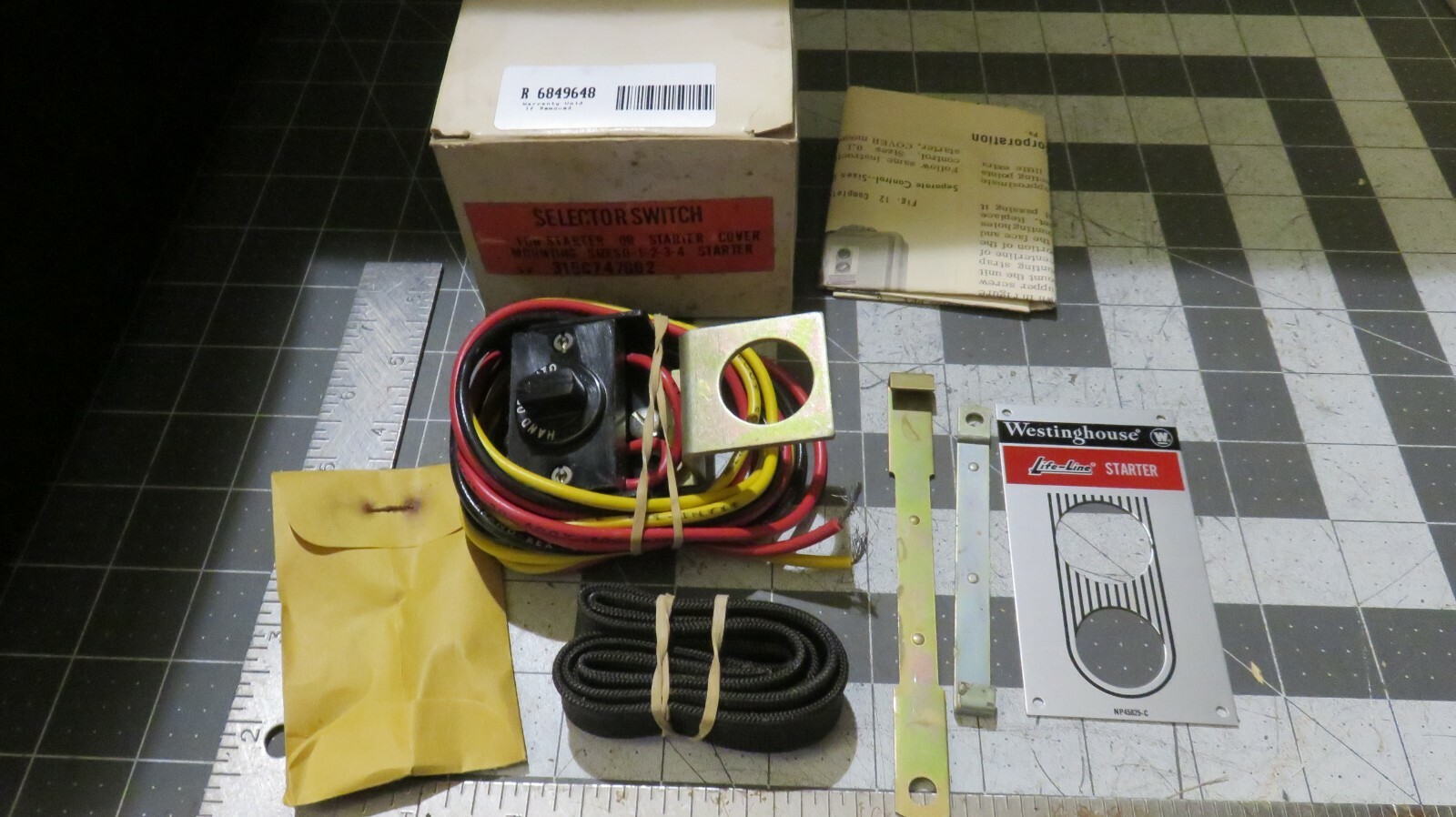Westinghouse 315C747G02 Selector Switch Size 0-1-2-3-4