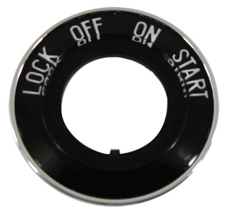 Trim Parts Ignition Lock Cylinder Bezel For 1955-56 Chevy 150 210 Nomad Bel Air
